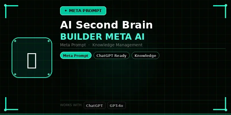 Second Brain Builder Meta Ai generated by undefined