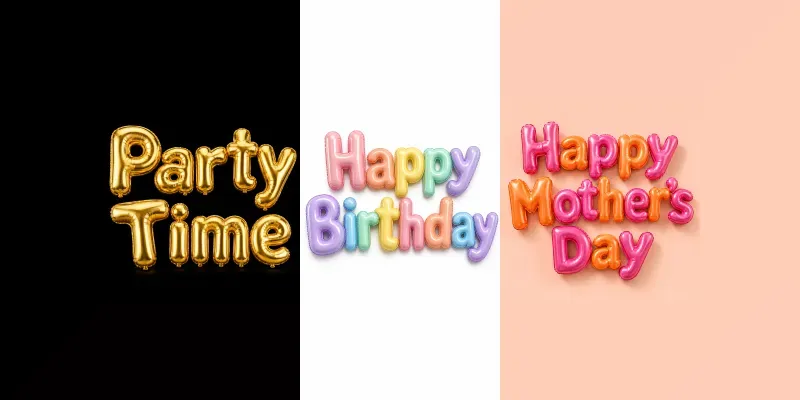 Balloon Text Art Generator generated by undefined