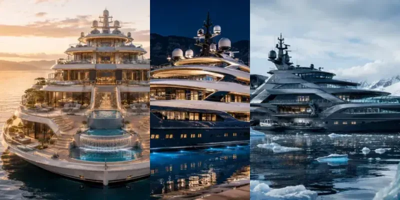 Luxury Yacht Photography generated by undefined