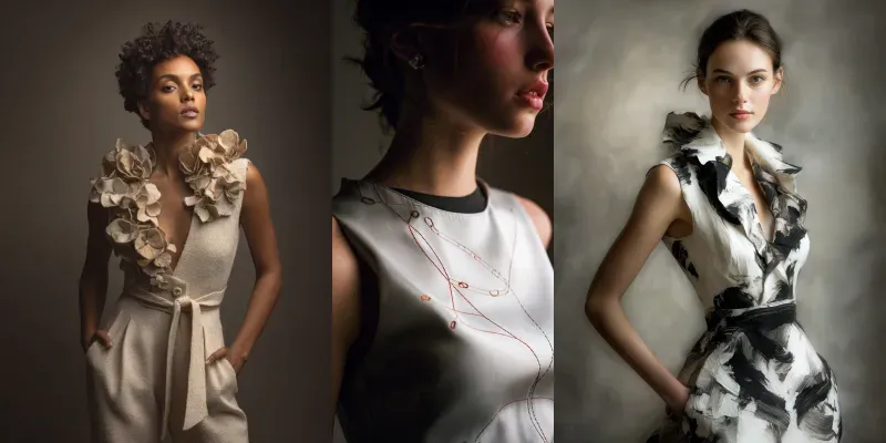 Artful Couture Portraits generated by undefined