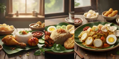 Indonesian Breakfast Stock Photos generated by gemini-image