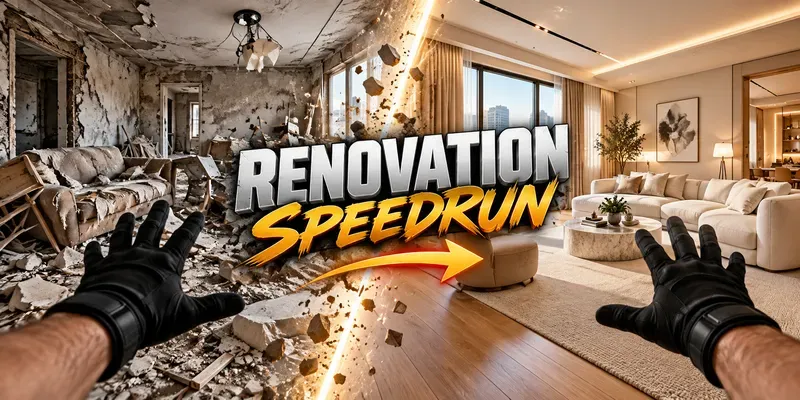 Renovation Speedrun Timelapses