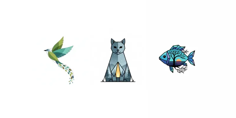 Flat Vector Figure Illustrations generated by undefined