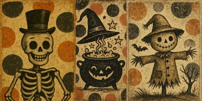 Whimsical Spooky Art generated by undefined