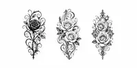 Elegant Rose Tattoo Vectors chatgpt-image prompt mini thumbnail