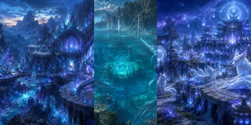 Fantasy Creature Sanctuaries generated by undefined