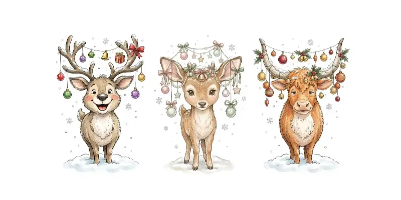Christmas Reindeer Tshirts