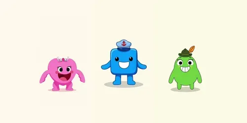 Cute Mascot Bounce Animation Packs generated by grok-video