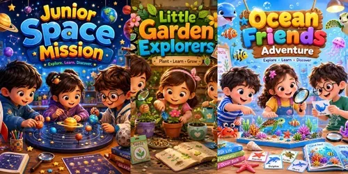Little Garden Explorers generated by chatgpt-image