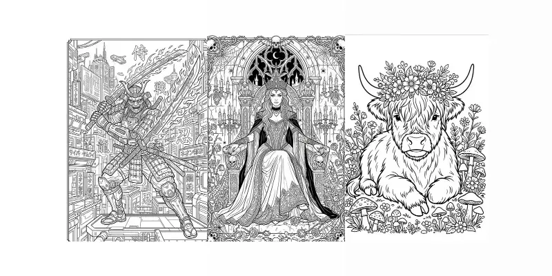 Amazon KDP Adult Coloring Book Pages