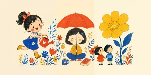 Whimsical Cozy Chibi Illustrations generated by chatgpt-image