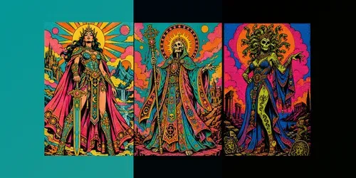 Vintage Psychedelic Comic Art generated by chatgpt-image