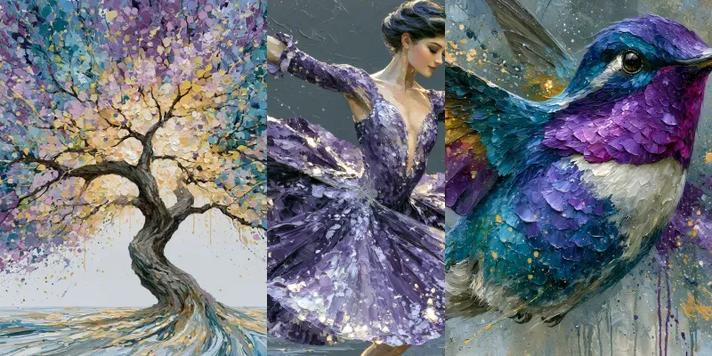 Abstract Surreal Oil Art generated by undefined