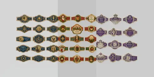 Cigar Band Collector Sheets generated by chatgpt-image