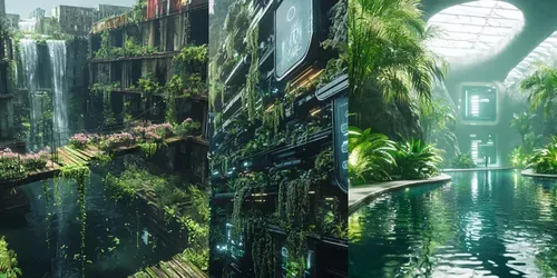 Eco Architecture Cinematics generated by midjourney