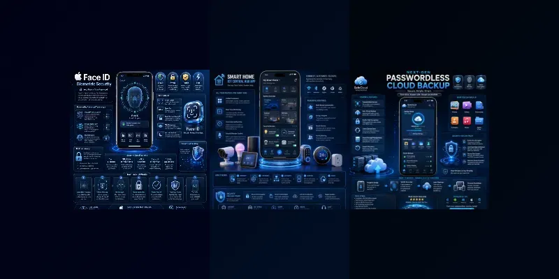 3D Tech Feature Infographics generated by undefined