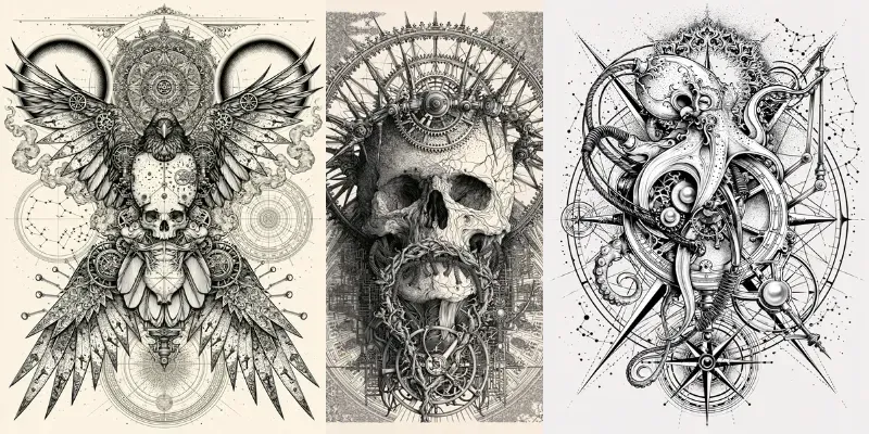 Sacred Mechanical Visions generated by undefined