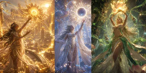 Celestial Bloom Ascensions generated by chatgpt-image