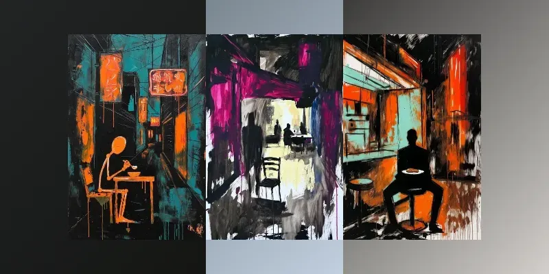 Abstract Urban Solitude Generator generated by undefined