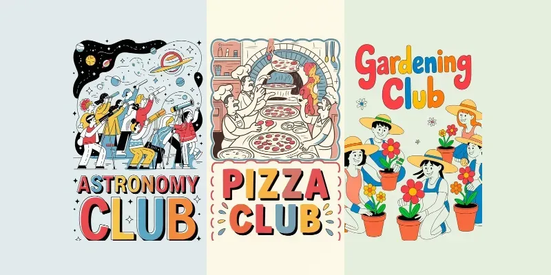 Retro Line Art Posters generated by undefined