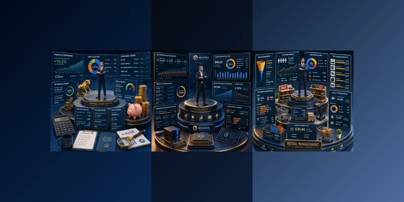 3D Isometric Data Dashboards generated by undefined