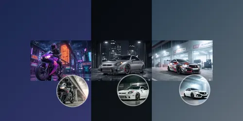 Car Motorcycle Tuning Preview Pro Maxes generated by gemini-image