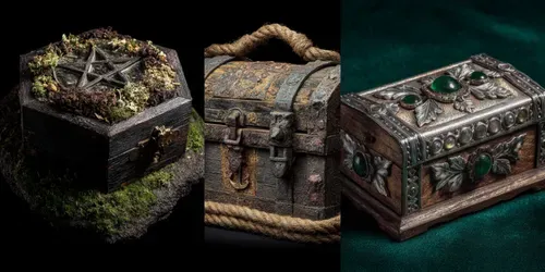 Fantasy Box Reliquary Art Generator generated by midjourney