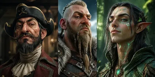 Stylized Cinematic Character Packs generated by chatgpt-image