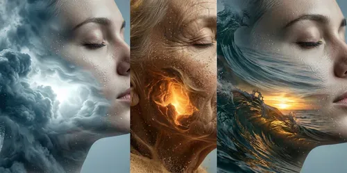 Ethereal Fusion Portrait Creators generated by gemini-image