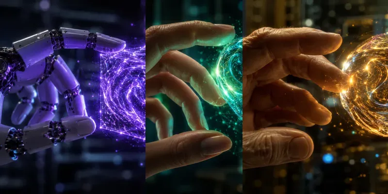 Human Ai Interaction Digital Assets generated by undefined