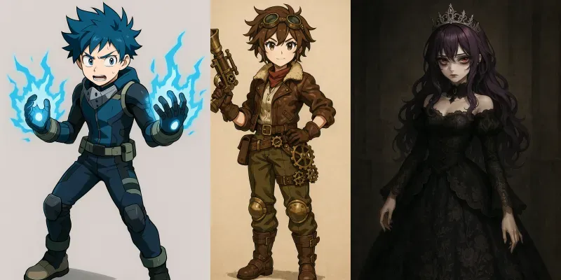 Tailored Anime Characters generated by undefined
