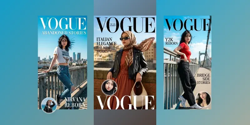 Magazine Cover Models generated by undefined