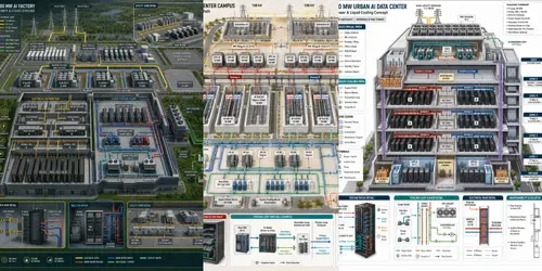 Data Center Power Liquid Coolings generated by chatgpt-image