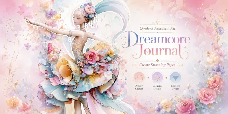 Opulent Dreamcore Junk Journals generated by undefined
