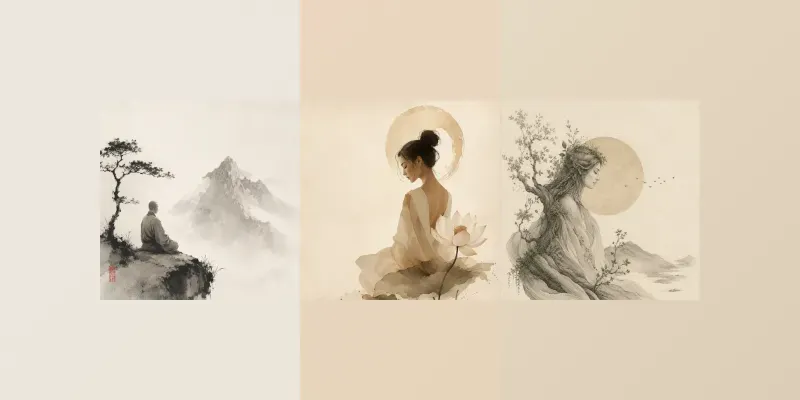 Minimalist Zen Fine Art generated by undefined