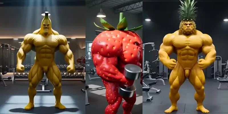 Muscular Fruit Bodybuilders generated by undefined