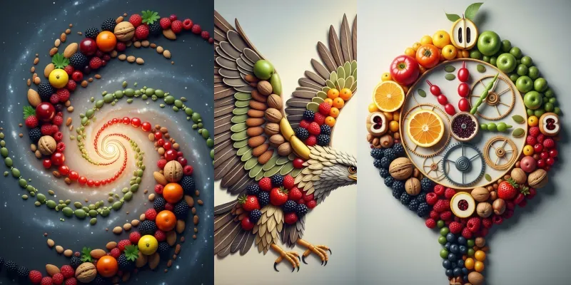 Organic Mosaic Form Compositions generated by undefined