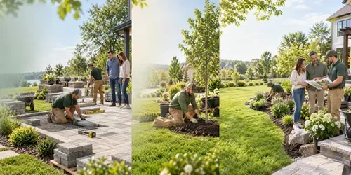 Landscaping Service Ad Visuals generated by chatgpt-image
