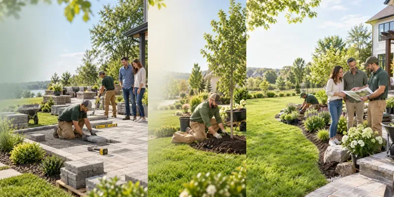 Landscaping Service Ad Visuals generated by undefined