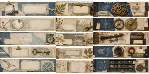 Vintage Ephemera Story Strips generated by chatgpt-image