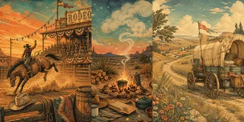 Whimsical Frontier Treasures generated by chatgpt-image