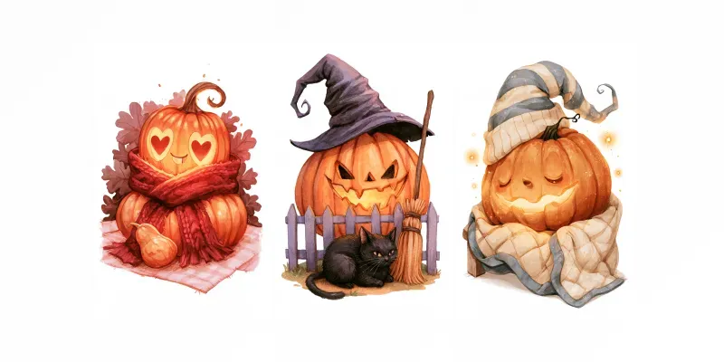 Cute Pumpkin Art Generator