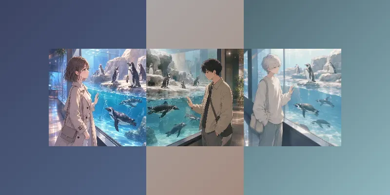 Soft Anime Penguin Visits generated by undefined