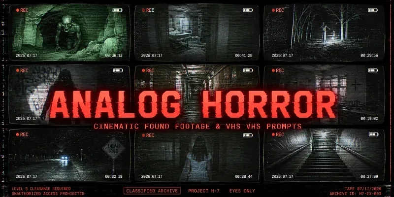 Cinematic Found Footage Vhs Horror Scenes generated by undefined