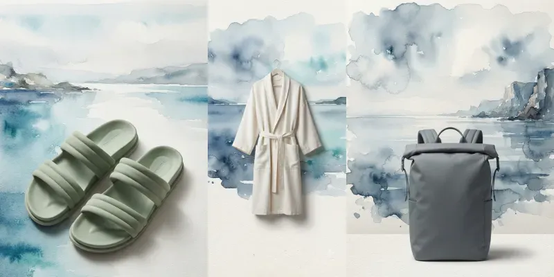 Nordic Minimal Watercolor Ocean Layouts generated by undefined