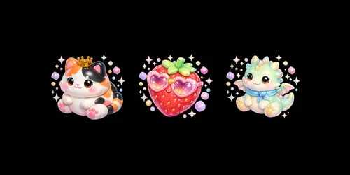 Premium Die Cut Vinyl Sticker Assets generated by chatgpt-image