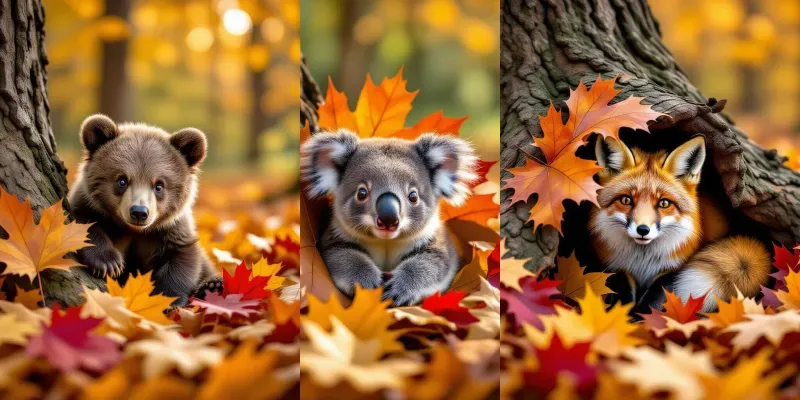 Whimsical Forest Creatures generated by undefined