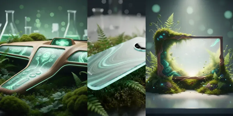 Sustainable Tech Organic Hardware generated by undefined