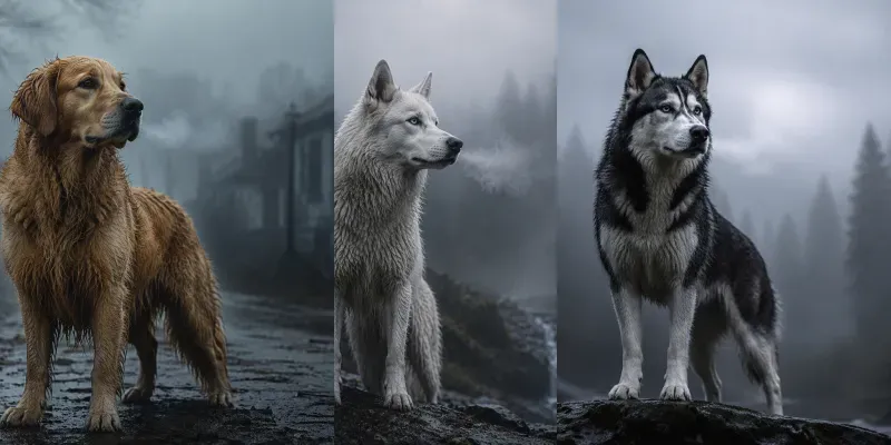 Fluffy Dogs generated by undefined