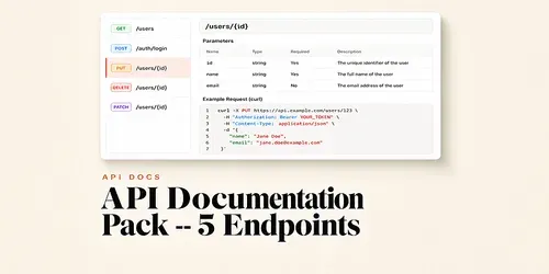 Api Documentation Pack 5 Endpoints generated by gpt